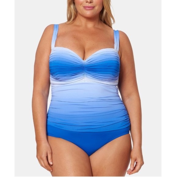 Bleu Rod Beattie Other - NWT $153 BLEU ROD BEATTIE ARUBA BLEU 18W ONE PIECE